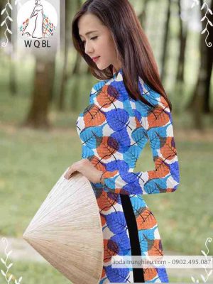 Vải áo dài hình lá thiết kế 2020 AD 10462 25 1589423503 253 vai ao dai vai ao dai dep ad