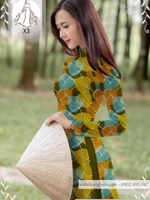 Vải áo dài hình lá thiết kế 2020 AD 10462 30 1589423504 474 vai ao dai vai ao dai dep ad