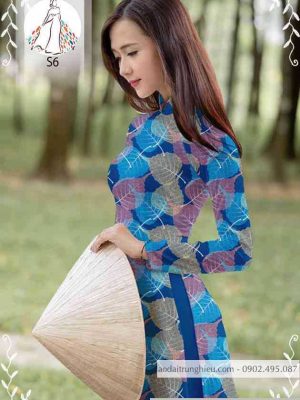 Vải áo dài hình lá thiết kế 2020 AD 10462 29 1589423504 703 vai ao dai vai ao dai dep ad