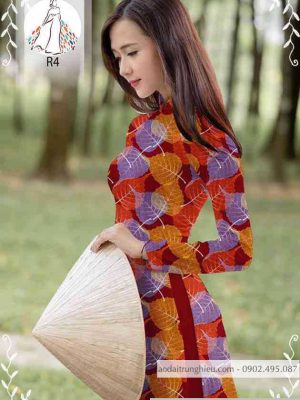 Vải áo dài hình lá thiết kế 2020 AD 10462 36 1589423505 356 vai ao dai vai ao dai dep ad