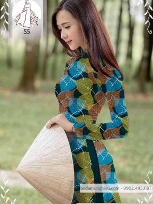 Vải áo dài hình lá thiết kế 2020 AD 10462 37 1589423505 402 vai ao dai vai ao dai dep ad