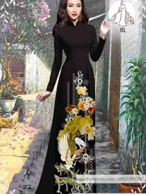 Vải áo dài chim và hoa kiểu mới AD 10416 26 1589423731 975 vai ao dai vai ao dai dep ad