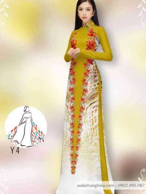 Vải áo dài hoa dọc thân 2 bên thiết kế 2020 AD 14418 26 1589424084 258 vai ao dai vai ao dai dep ad