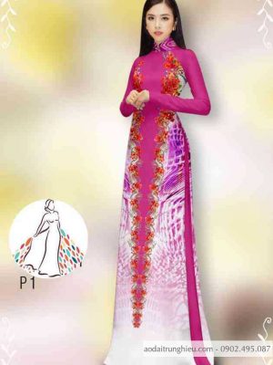 Vải áo dài hoa dọc thân 2 bên thiết kế 2020 AD 14418 27 1589424084 722 vai ao dai vai ao dai dep ad