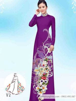 Vải áo dài hoa 3D kiểu mới AD 14419 21 1589424216 573 vai ao dai vai ao dai dep ad