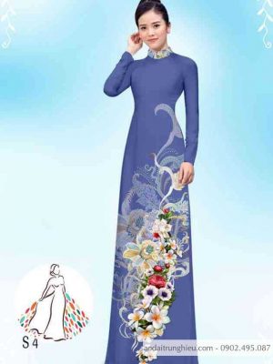 Vải áo dài hoa 3D kiểu mới AD 14419 24 1589424217 472 vai ao dai vai ao dai dep ad