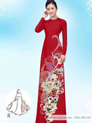 Vải áo dài hoa 3D kiểu mới AD 14419 35 1589424219 590 vai ao dai vai ao dai dep ad