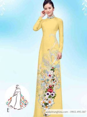 Vải áo dài hoa 3D kiểu mới AD 14419 36 1589424219 963 vai ao dai vai ao dai dep ad