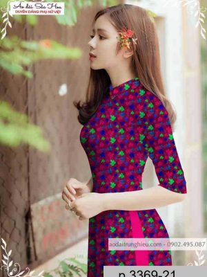 Vải áo dài hoa đều thiết kế 2020 AD P3369 27 1589514071 605 vai ao dai vai ao dai dep ad
