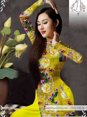 Vải áo dài hoa đều thiết kế 2020 AD 10405 33 1589514552 553 vai ao dai vai ao dai dep ad