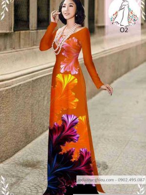 Vải áo dài hoa 3D mới ra AD 10134 28 1589514669 916 vai ao dai vai ao dai dep ad
