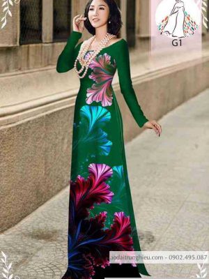 Vải áo dài hoa 3D mới ra AD 10134 31 1589514670 83 vai ao dai vai ao dai dep ad