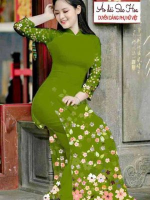 Vải áo dài hoa nhí kiểu mới AD T7452 34 1589515271 468 vai ao dai vai ao dai dep ad
