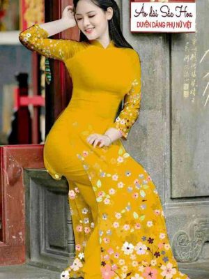 Vải áo dài hoa nhí kiểu mới AD T7452 35 1589515271 900 vai ao dai vai ao dai dep ad