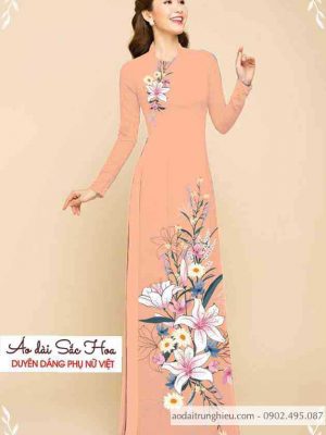 Vải áo dài hoa ly thiết kế 2020 AD C2869 29 1589516111 321 vai ao dai vai ao dai dep ad