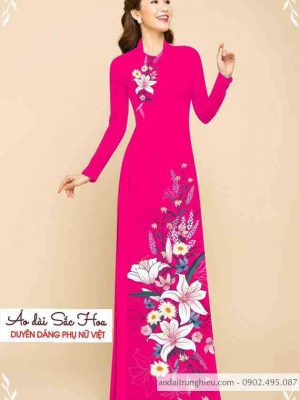 Vải áo dài hoa ly thiết kế 2020 AD C2869 30 1589516111 793 vai ao dai vai ao dai dep ad