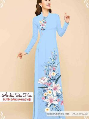 Vải áo dài hoa ly thiết kế 2020 AD C2869 34 1589516112 541 vai ao dai vai ao dai dep ad