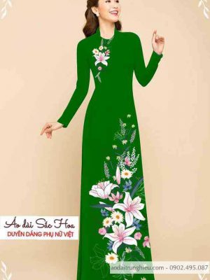 Vải áo dài hoa ly thiết kế 2020 AD C2869 43 1589516113 53 vai ao dai vai ao dai dep ad