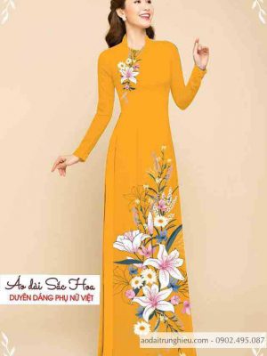 Vải áo dài hoa ly thiết kế 2020 AD C2869 39 1589516113 547 vai ao dai vai ao dai dep ad