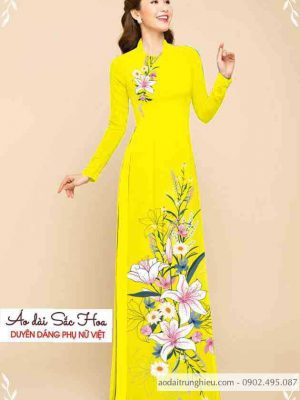 Vải áo dài hoa ly thiết kế 2020 AD C2869 40 1589516113 756 vai ao dai vai ao dai dep ad