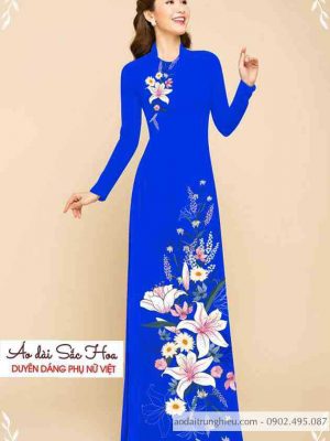 Vải áo dài hoa ly thiết kế 2020 AD C2869 46 1589516114 433 vai ao dai vai ao dai dep ad