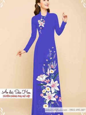Vải áo dài hoa ly thiết kế 2020 AD C2869 48 1589516114 711 vai ao dai vai ao dai dep ad