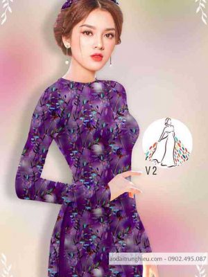 Vải áo dài hoa đều mới ra AD 14424 24 1589516712 100 vai ao dai vai ao dai dep ad