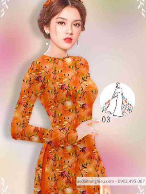 Vải áo dài hoa đều mới ra AD 14424 23 1589516712 893 vai ao dai vai ao dai dep ad
