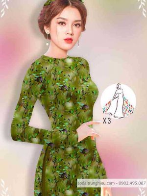 Vải áo dài hoa đều mới ra AD 14424 33 1589516713 403 vai ao dai vai ao dai dep ad