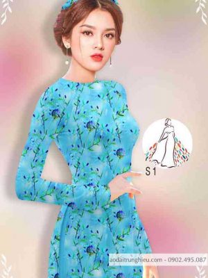 Vải áo dài hoa đều mới ra AD 14424 32 1589516713 811 vai ao dai vai ao dai dep ad