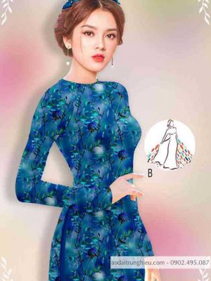 Vải áo dài hoa đều mới ra AD 14424 34 1589516714 30 vai ao dai vai ao dai dep ad