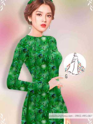 Vải áo dài hoa đều mới ra AD 14424 35 1589516714 449 vai ao dai vai ao dai dep ad