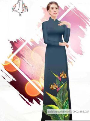 Vải áo dài hoa thiên điểu kiểu mới AD B6108 24 1589596338 992 vai ao dai vai ao dai dep ad