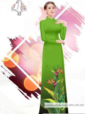 Vải áo dài hoa thiên điểu kiểu mới AD B6108 29 1589596339 283 vai ao dai vai ao dai dep ad