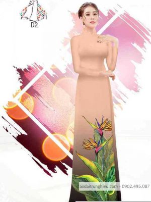 Vải áo dài hoa thiên điểu kiểu mới AD B6108 30 1589596339 584 vai ao dai vai ao dai dep ad