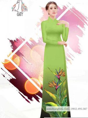 Vải áo dài hoa thiên điểu kiểu mới AD B6108 25 1589596339 904 vai ao dai vai ao dai dep ad