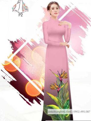 Vải áo dài hoa thiên điểu kiểu mới AD B6108 28 1589596339 934 vai ao dai vai ao dai dep ad