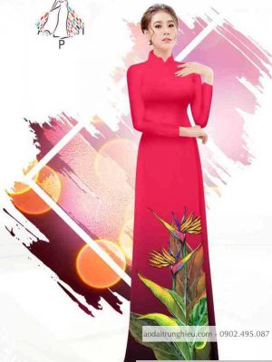 Vải áo dài hoa thiên điểu kiểu mới AD B6108 34 1589596340 215 vai ao dai vai ao dai dep ad