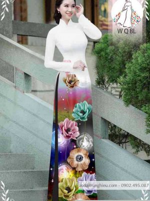 Vải áo dài hoa 3D kiểu mới AD 10492 24 1589596579 318 vai ao dai vai ao dai dep ad