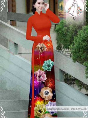 Vải áo dài hoa 3D kiểu mới AD 10492 32 1589596580 351 vai ao dai vai ao dai dep ad