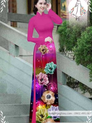 Vải áo dài hoa 3D kiểu mới AD 10492 29 1589596580 619 vai ao dai vai ao dai dep ad