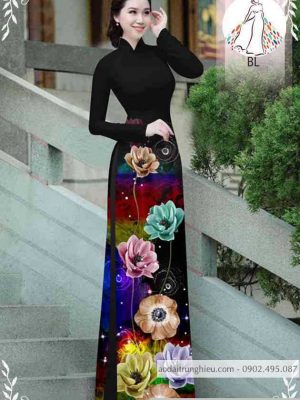 Vải áo dài hoa 3D kiểu mới AD 10492 37 1589596581 520 vai ao dai vai ao dai dep ad