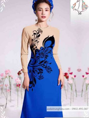 Vải áo dài họa tiết hoa hồng thiết kế 2020 AD 10489 29 1589596823 385 vai ao dai vai ao dai dep ad