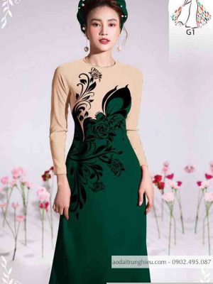 Vải áo dài họa tiết hoa hồng thiết kế 2020 AD 10489 28 1589596823 874 vai ao dai vai ao dai dep ad