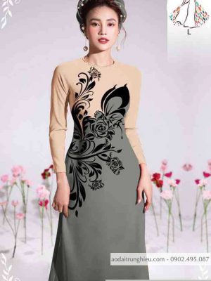 Vải áo dài họa tiết hoa hồng thiết kế 2020 AD 10489 31 1589596823 974 vai ao dai vai ao dai dep ad