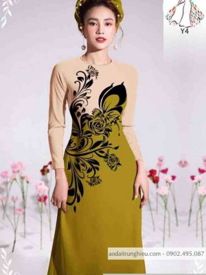 Vải áo dài họa tiết hoa hồng thiết kế 2020 AD 10489 35 1589596824 280 vai ao dai vai ao dai dep ad