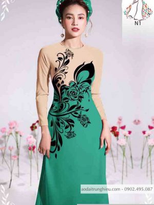 Vải áo dài họa tiết hoa hồng thiết kế 2020 AD 10489 34 1589596824 991 vai ao dai vai ao dai dep ad