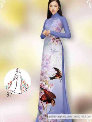 Vải áo dài hoa và chim mới ra AD 14400 23 1589597059 448 vai ao dai vai ao dai dep ad