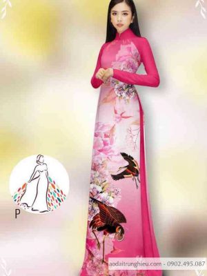 Vải áo dài hoa và chim mới ra AD 14400 24 1589597059 551 vai ao dai vai ao dai dep ad