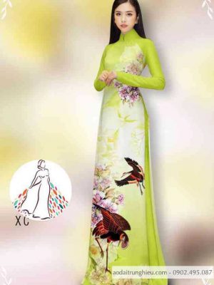 Vải áo dài hoa và chim mới ra AD 14400 25 1589597059 658 vai ao dai vai ao dai dep ad